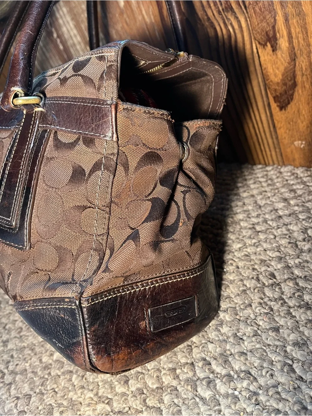 Chocolate Brown Coach bag